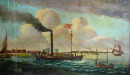 P.S. Carta Régia à beira-mar de Barton, c.1850 (óleo sobre tela)