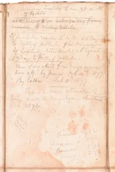 Página de um álbum pertencente a Henry Morton Stanley
