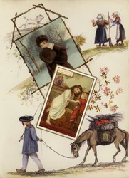 Página do final do livro de recortes vitoriano (multimídia)