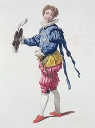 Pageboy na corte durante o reino de Edward VI