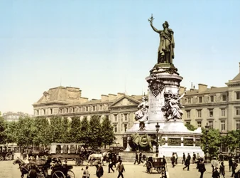 Paris (foto colorida à mão)