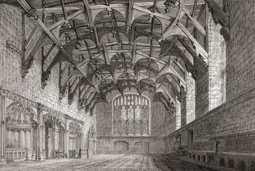 Parliament House, Edimburgo, de "Uma Breve História do Povo Inglês" por JR Green, publicado em 1893