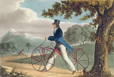 Hobbyhorse de pedestres, de Ackermanns Repository of Arts, 1819