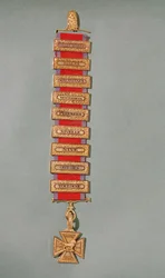 Cruz de ouro peninsular, c.1813 (ouro)