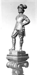 Pikeman, 1638 (madeira entalhada)