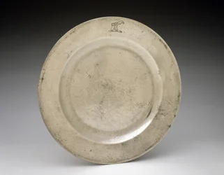 Placa, c. 1750 (peltre)