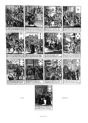 Cartas de jogar representando o impeachment de Henry Sacheverell (c.1674-1724) em 1710, terno diamante