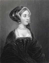 Retrato de Ana Bolena (c.1507-36) de &39;British Retratos Lodge&39;, 1823
