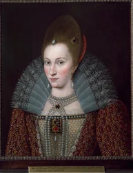 Retrato de Ana da Dinamarca (Pintura