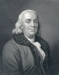 Retrato de Benjamin Franklin, c.1833