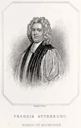 Retrato de Francis Atterbury, bispo de Rochester, 1835