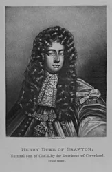 Retrato de Henry Duke of Grafton, de &39;Personagens Ilustres na História Britânica&39;, de Richard Earlom e Charles Turner, 1815