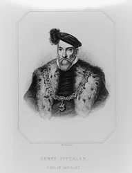 Retrato de Henry Fitzalan, 12º Conde de Arundel (c.1512-1580), de &39;British&39;s Portraits&39;, de 1823