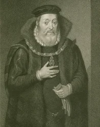 Retrato de James Hamilton (1517-1575), 2º Conde de Arran, de &39;British Retratos Lodge&39;, 1823