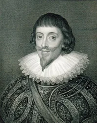 Retrato de John Powlett (1598-1675) 5º Marquês de Winchester, de 