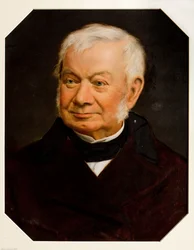 Retrato de Joseph Livesey (óleo sobre papel)