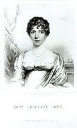 Retrato de Lady Caroline Lamb (1785-1828) gravado por Henry Meyer