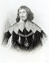 Retrato de Philip Herbert (1584-1650) 1º Conde de Montgomery e 4º Conde de Pembroke, de &39;British&39;s Portraits&39; de Lodge, 1823