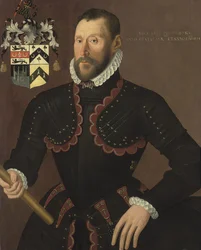 Retrato de Richard Goodricke, Sen .. com 50 anos, 1574