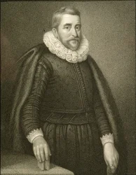 Retrato de Sir Henry Wotton (1568-1639) de &39;British Retratos Lodge&39;, 1823