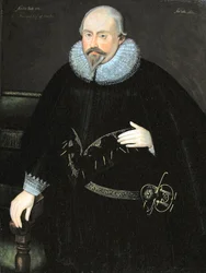 Retrato de Thomas Morgan de Machen (b.1568) c.1620 (óleo sobre painel)