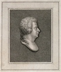 Retrato de Wolfgang Amadeus Mozart (1756-91), publicado em 1814