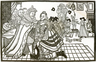 A Casa de Boas Vindas do Príncipe Charles da Espanha, 1623 (lito)