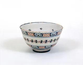 Punch bowl, feita em Londres ou Bristol, c.1620-30 (louça de barro de estanho)