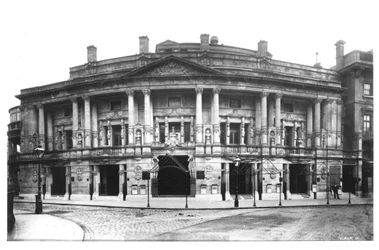 Queens Hall em Langham Place, Londres, 1896