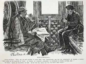 Recíproca, ilustração de soco