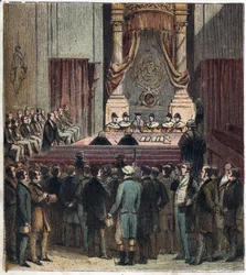 Lei da Reforma: Lord Grey, o novo primeiro-ministro, apresentou a Lei de Reforma ao Parlamento em 1832. O "Baile da Reforma".