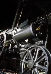 Restos do Foguete Stephensons, 1829 (metal) (detalhe)