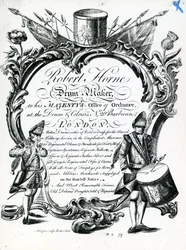 Robert Horne, fabricante de tambores (gravura)
