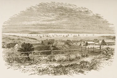 São Francisco em 1849, da &39;American Pictures&39;, publicado pela The Religious Tract Society, 1876 (gravura)