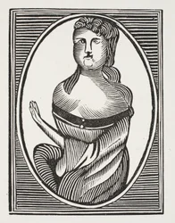 Sarah Millwood, ilustração de Chap-livros do século XVIII por John Ashton, pub. 1882