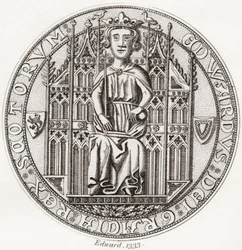 Selo de Edward Balliol, c. 1283-1367.