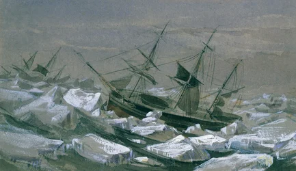 Envio de James Clark Ross com os navios 