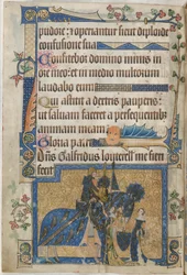 Sir Geoffrey Luttrell a cavalo do 