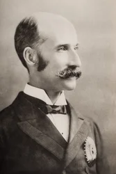 Sir Henry Petty-Fitzmaurice, 5º Marquês de Landsdowne, ilustração de &39;King Edward and his Times&39; de Andre Maurois (versão impressa)