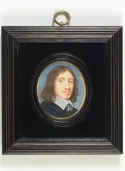 Sir Henry Vane The Younger (aguarela em velino)