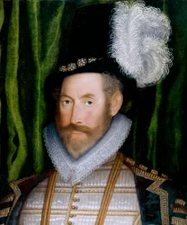 Sir Jerome Bowes (óleo sobre tela) (detalhe de 369467)