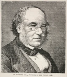 Sir Rowland Hill, fundador do Penny Post