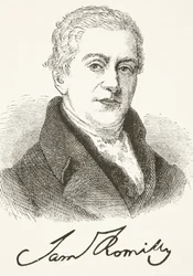 Sir Samuel Romilly, de "A História Nacional e Doméstica da Inglaterra", de William Hickman Smith Aubrey (1858-1916) publicou Londres, c.1890