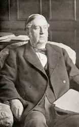 Sir William Harcourt, de &39;Gladstone: The Man and the Statesman&39;, de David Williamson, publicado em 1898