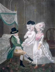 Sr. Timothy Thicketts primeiro reel a Londres, ou, as belezas dos reis lugar, atraindo lotes para um, 1781