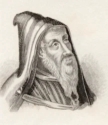 Santo Agostinho de Hipona, de &39;Crabbes Historical Dictionary&39;, publicado em 1825 (lito)