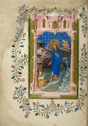 São João Batista, com Agnus Dei 1405-10 (cor sobre pergaminho)