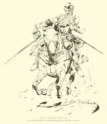 Estudo de um artilheiro ferido, RHA