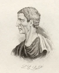 Sulla, do &39;Crabb&39;s Historical Dictionary&39;, publicado em 1825