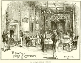 Casa de chá, Câmara dos Comuns